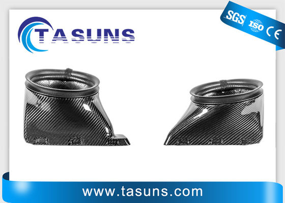 качество  CE Carbon Fiber Intake Front Bumper Intake Hole Air Duct Cover завод